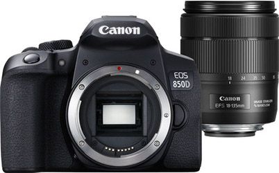 Canon 850D met lens