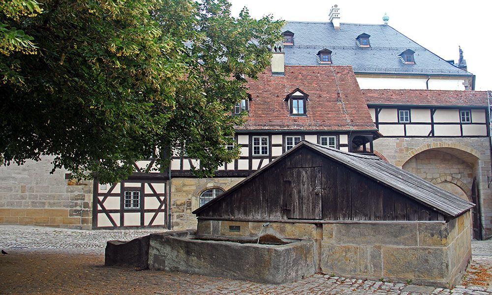 Vakwerkhuis in het historische Bamberg