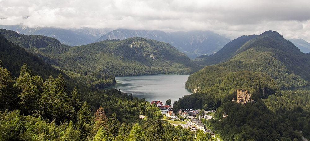 het dorpje Hohenschwangau