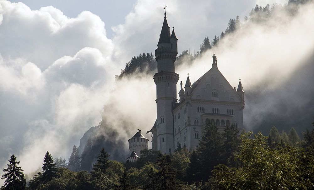 kasteel Neuschwanstein in het zuiden van Duitsland