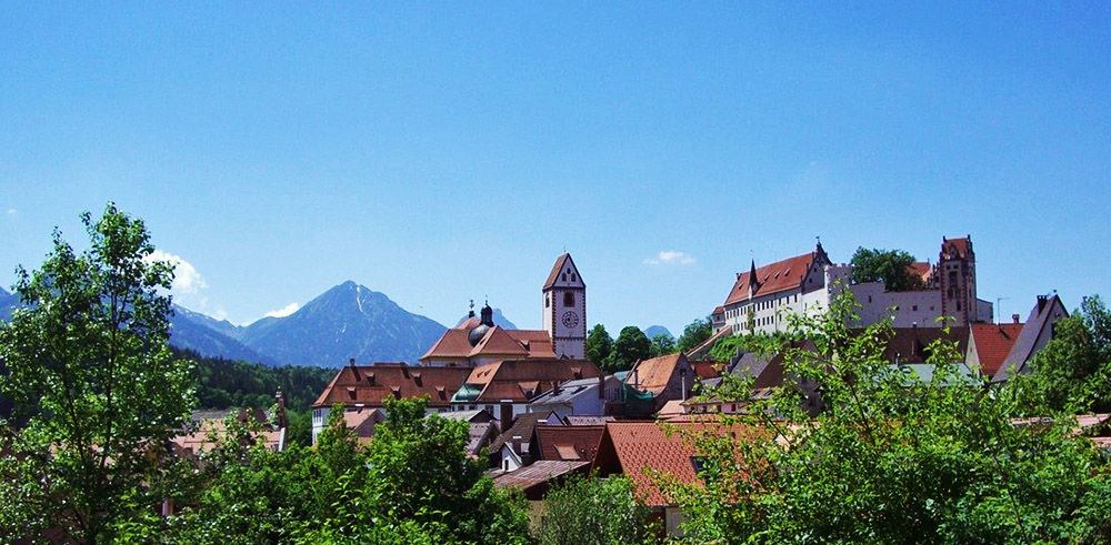 Uitzicht op Füssen