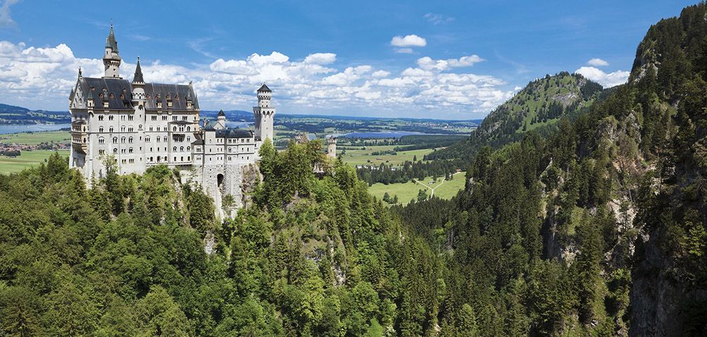 Uitzicht op Neuschwanstein