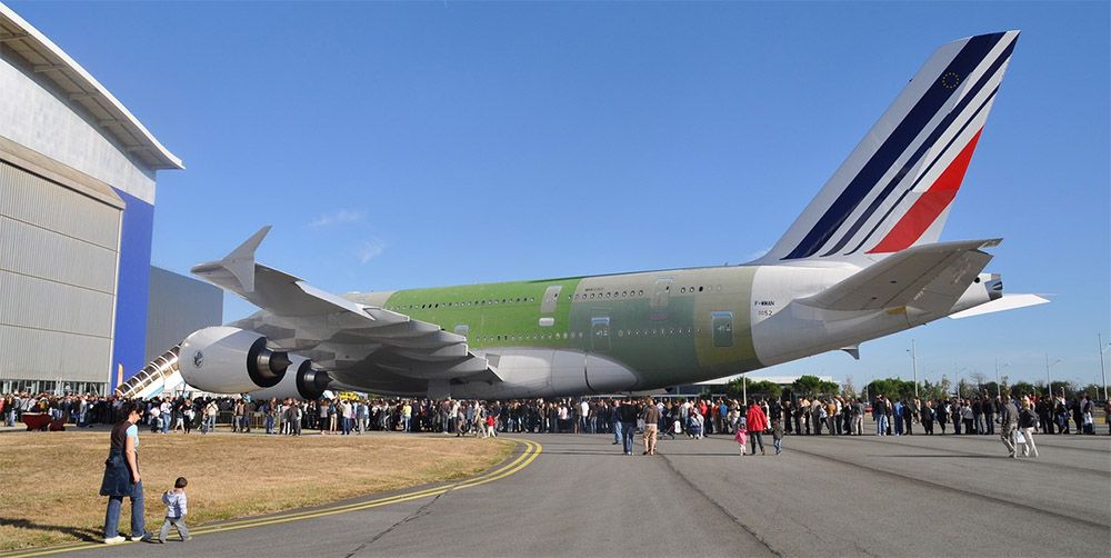 Airbus-fabriek in Toulouse