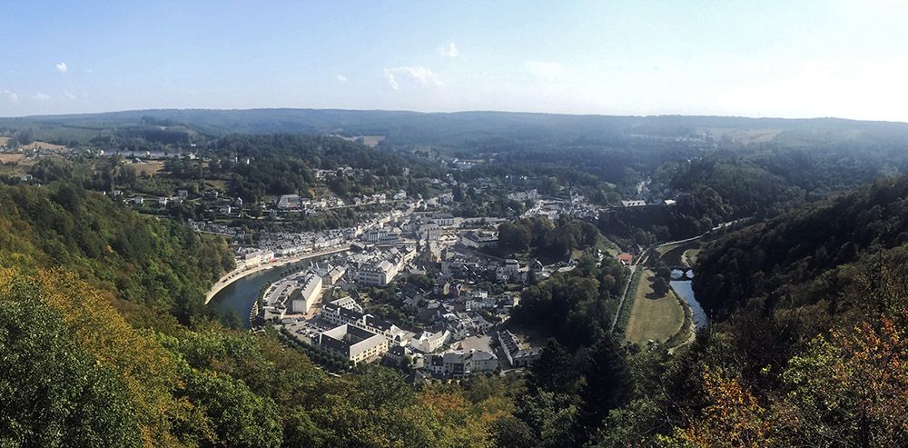 Uitzicht over Bouillon