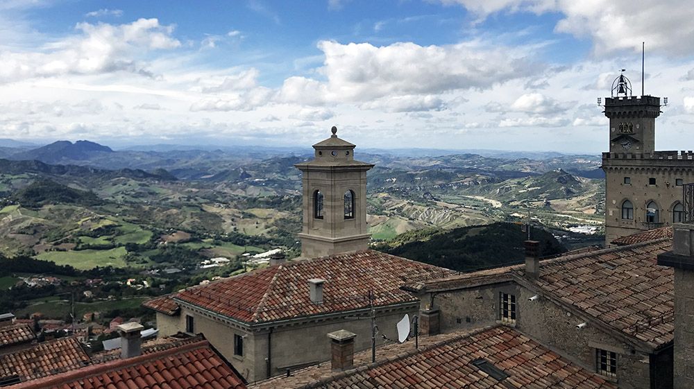 het stadje San Marino