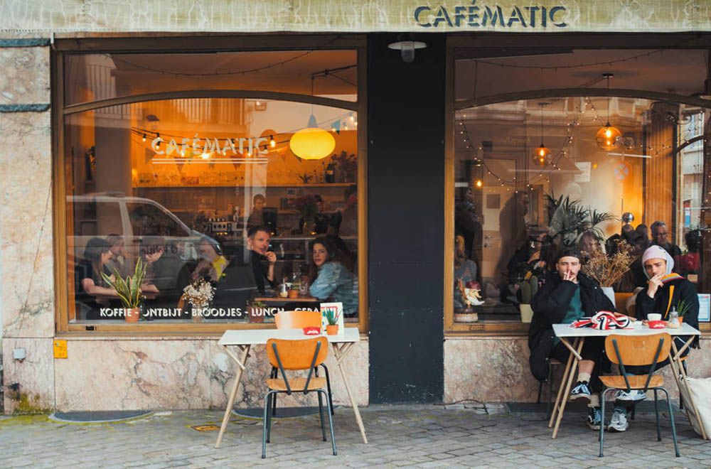 Café in Antwerpen, België