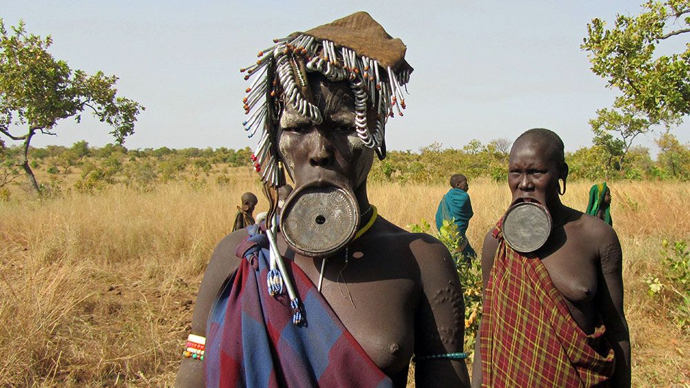 Stammen in Ethiopië, Oost-Afrika