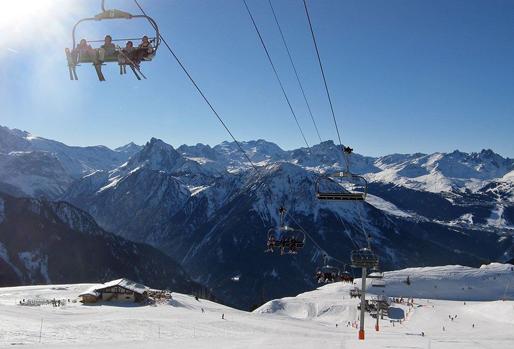 Door de uitgestrektheid van La Plagne kun je mooie tochten maken.