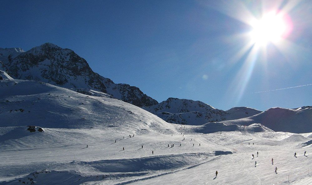 De skimogelijkheden in La Plagne zijn perfect.