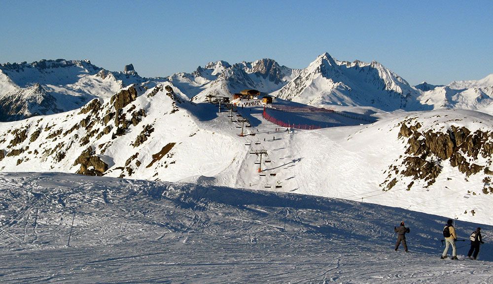 La Plagne is zeer sneeuwzeker.