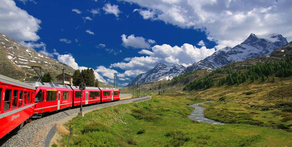 Treinreis door Zwitserland