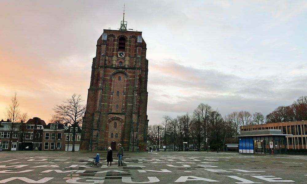 Oldehove, de scheve toren in Leeuwarden