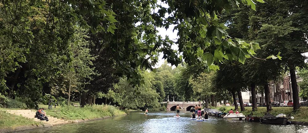 Suppen op de Singel in Utrecht