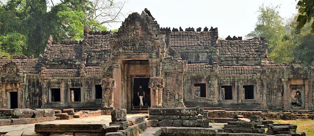 Andere tempels zijn minder druk dan de Angkor Wat.