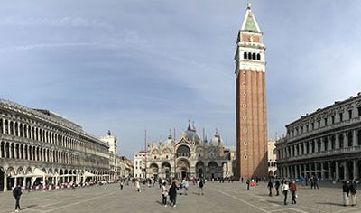 Het San Marcoplein: één van de vele hoogtepunten van Venetië