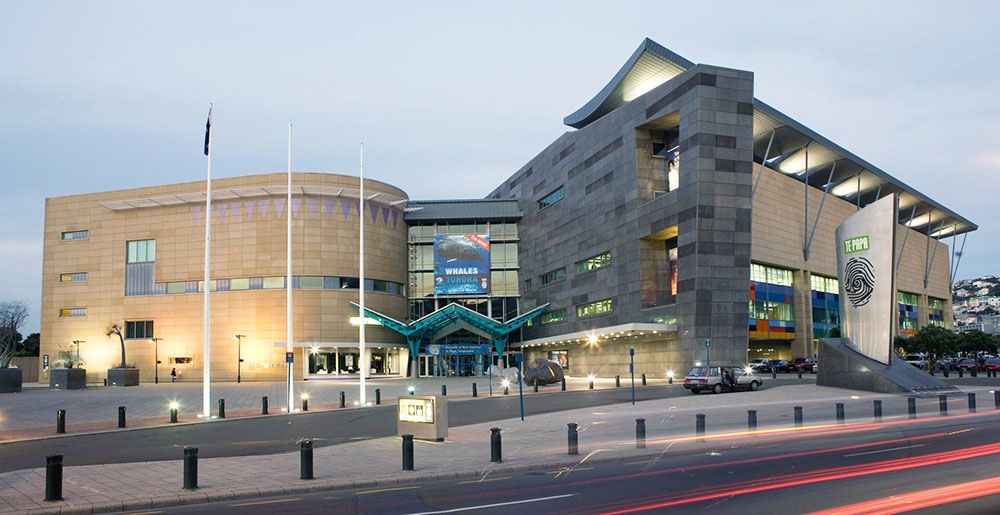 Het Te Papa Museum in Wellington