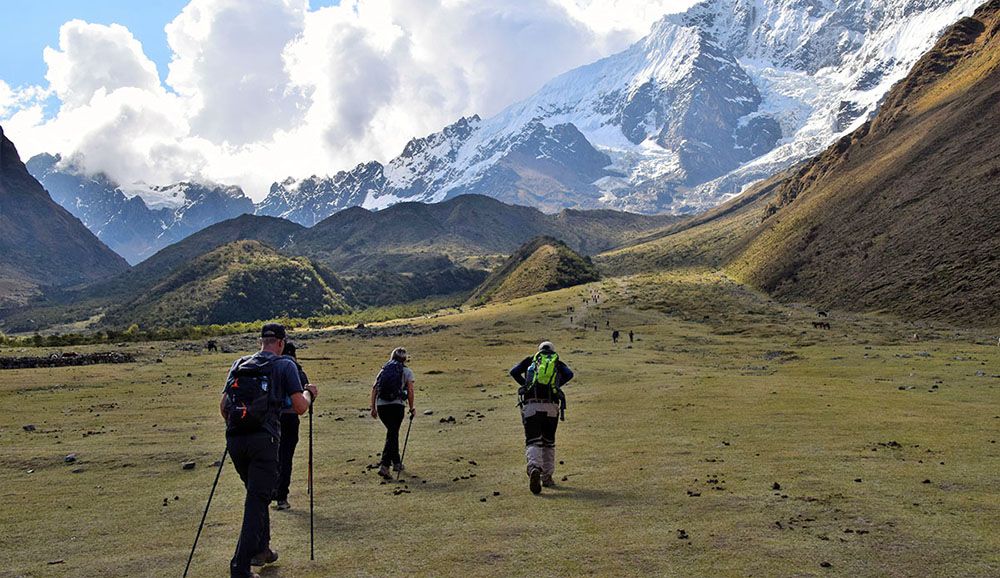 Het uitzicht bij de Salkantay Trail is fenomenaal