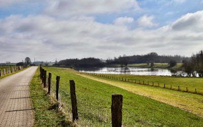 Fietstocht langs de Rijn, een grensoverschrijdende fietsroute