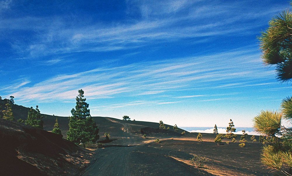 vulkanisch landschap van La Palma