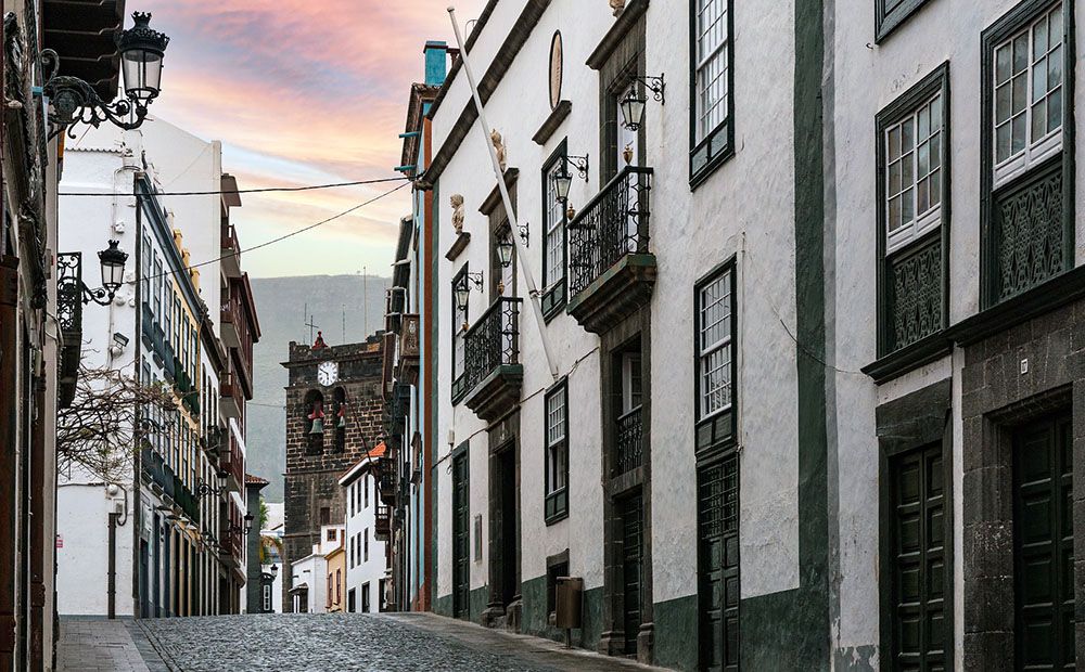 Straatbeeld van Santa Cruz de La Palma