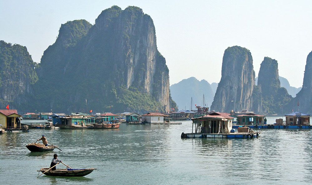 Halong Bay in Noordoost-Vietnam