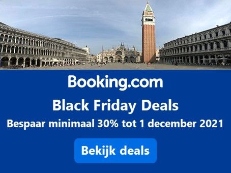 Black Friday deals van booking.com