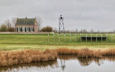 Schokland, eiland op het droge in de Noordoostpolder