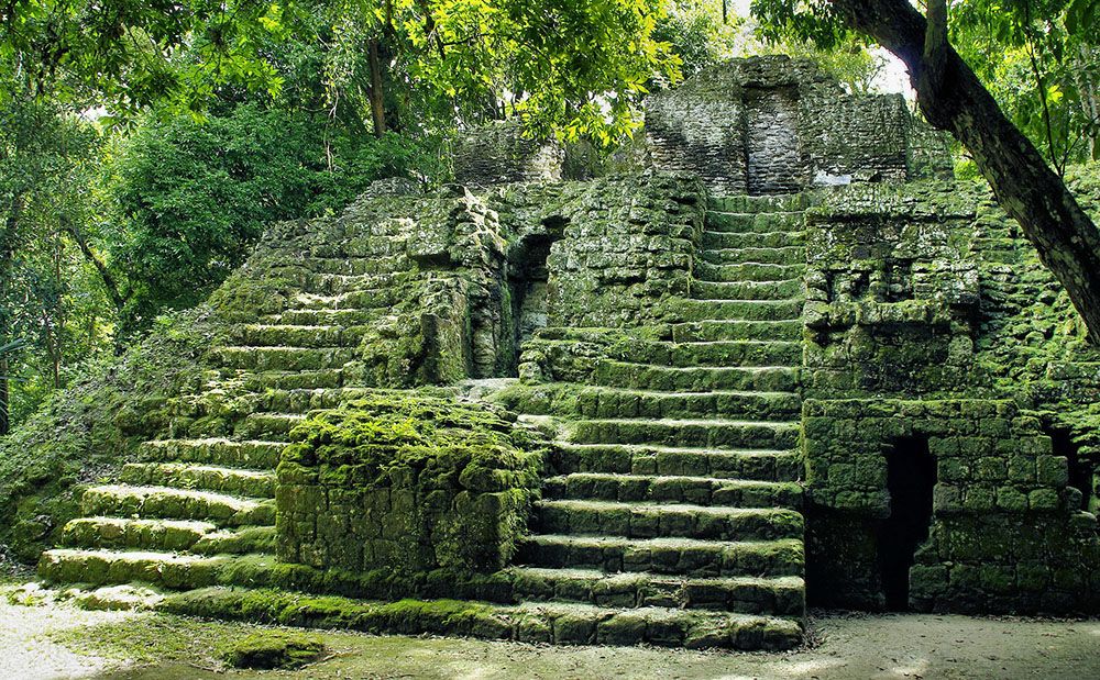 tempel in Guatemala