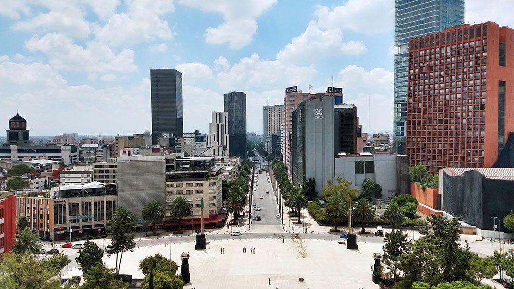 Stadsbeeld van Mexico-Stad