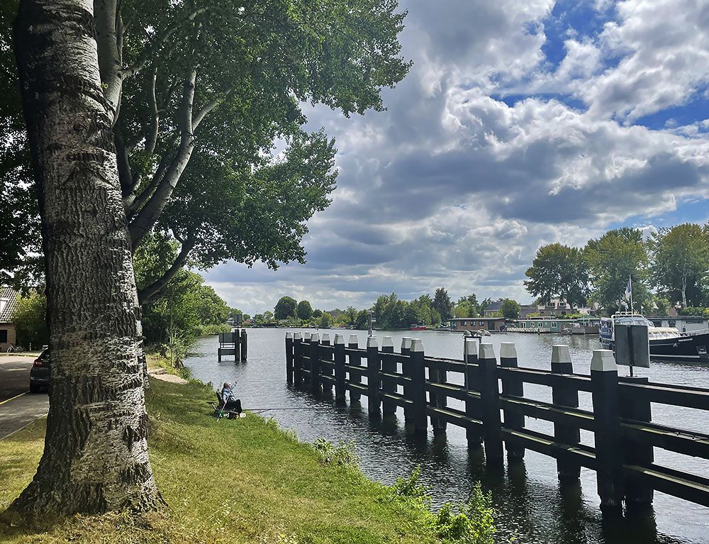 Visser in Nigtevecht aan etappe 1B