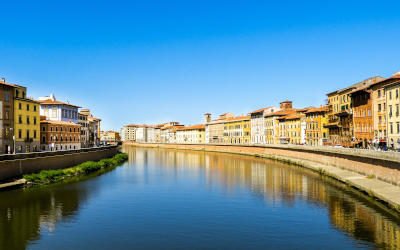 De bezienswaardigheden van Pisa in Toscane