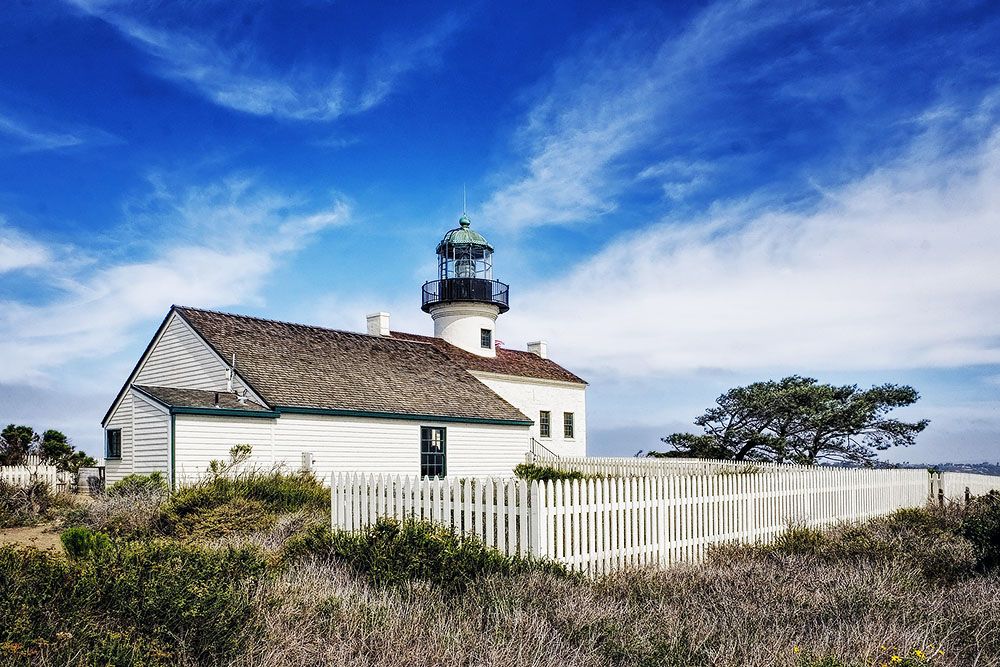 Vuurtoren bij Point Loma