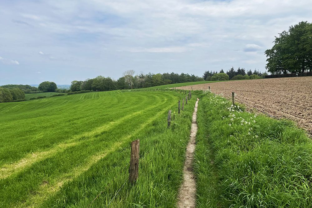 Airbornepad vanaf de Zevenheuvelenweg