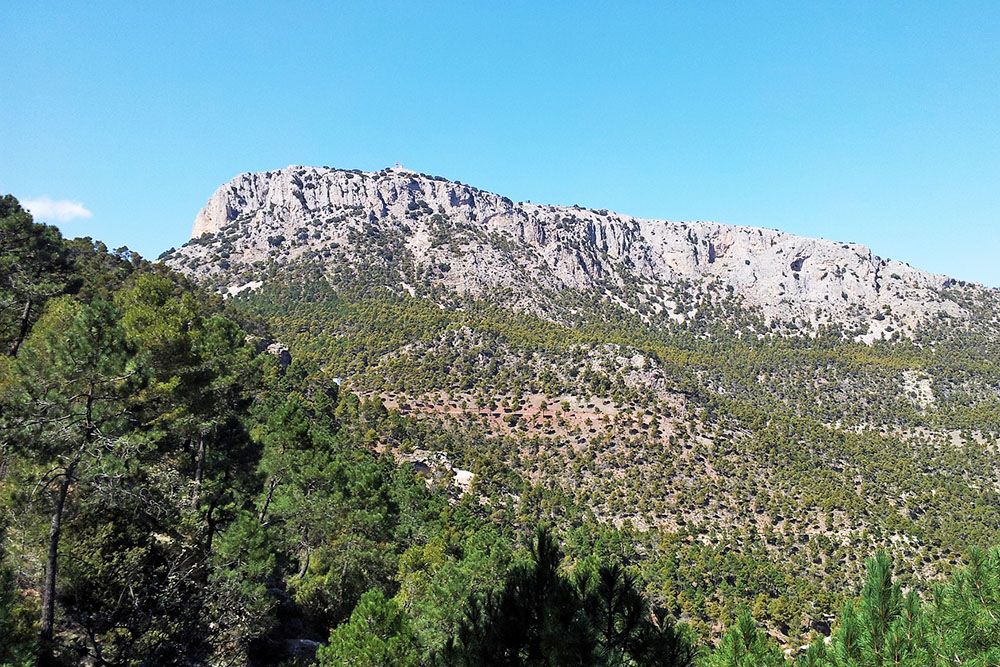 Hoogste berg van de Sierra Espuña