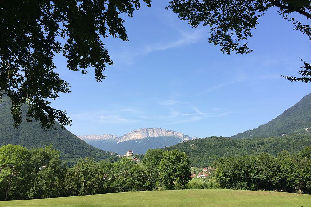 Golfbaan in de omgeving van Annecy