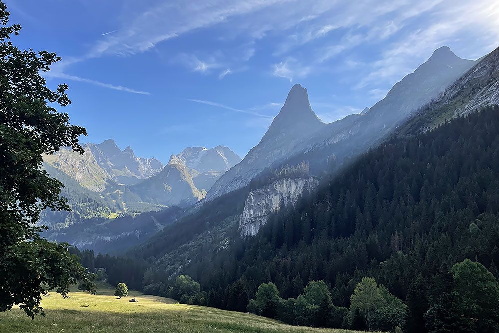 Vanoise in de vroege ochtend