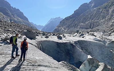 Onvergetelijke gletsjerwandeling over Mer de Glace bij Chamonix