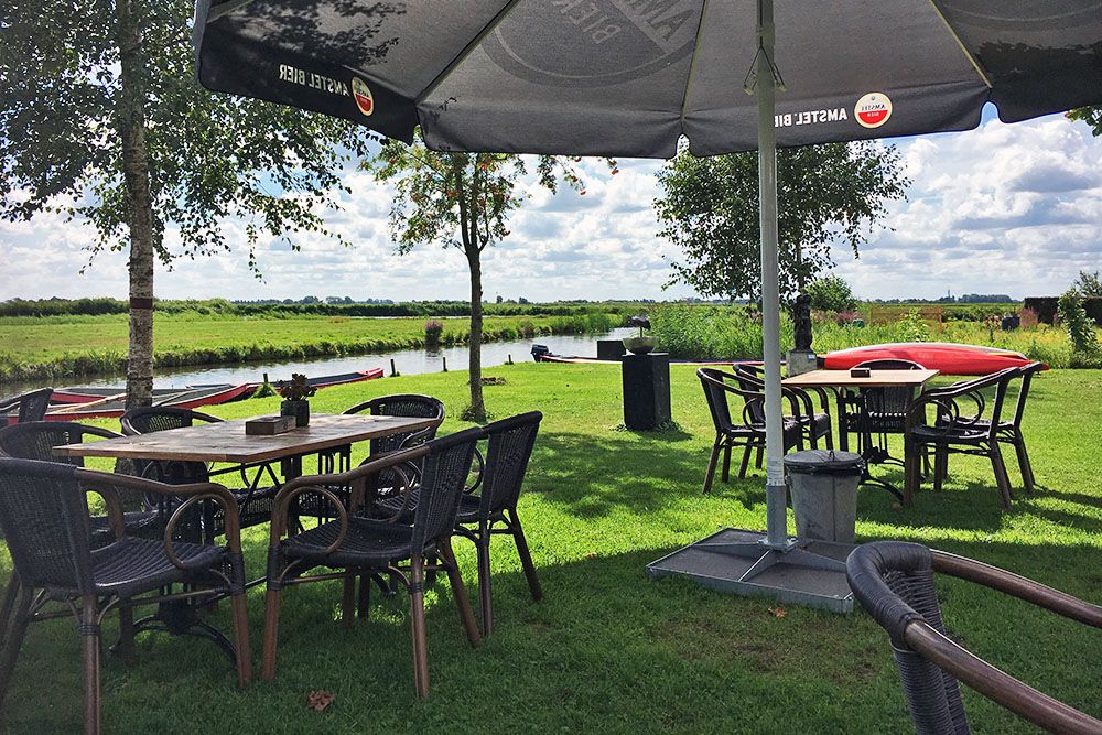 Terras in Driehuizen