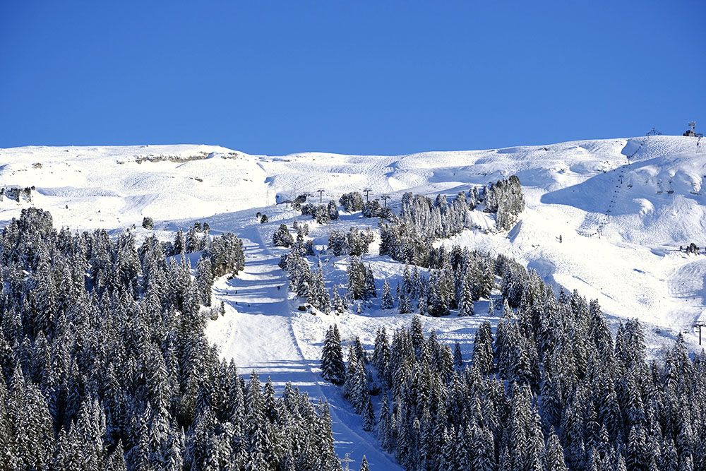 Piste bij Flaine