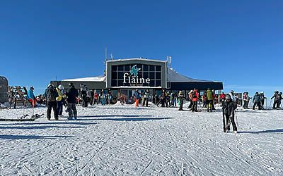 Flaine, wintersportpaleis in het Grand Massif