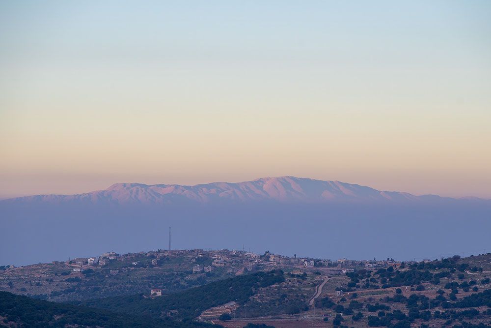 Uitzicht over het Ajloun Forest Reserve