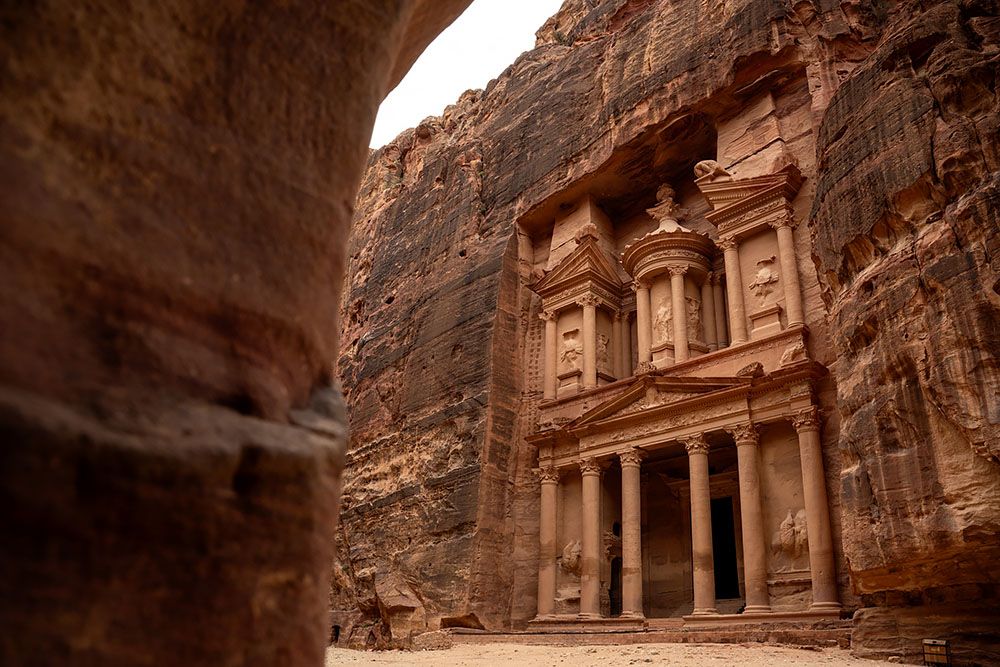 De schatkamer in Petra
