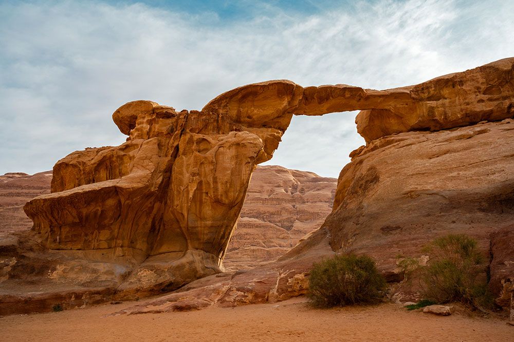 Um Frouth Rock Bridge, Wadi Rum