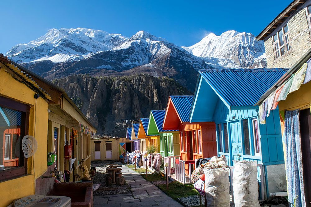 Kleinschalig hotel in Nepal