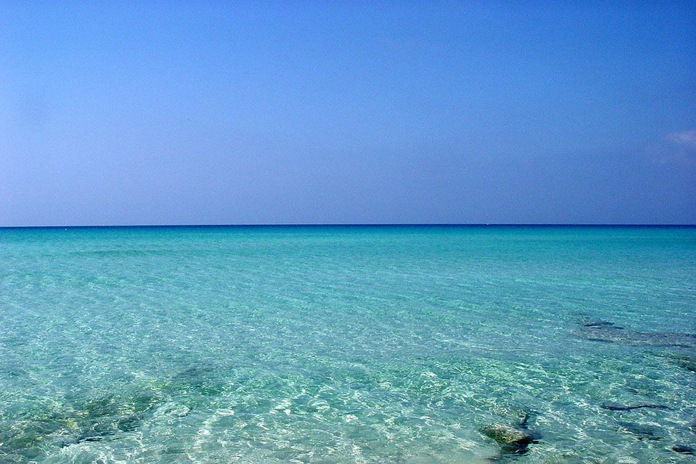 De zee bij Formentera