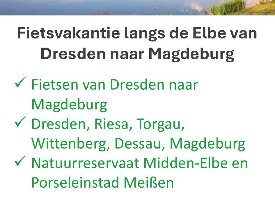 Eigen-Wijze Reizen – Duitsland – fietsvakantie – Elbe