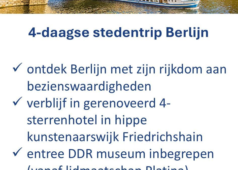 ANWB – Duitsland – stedentrip – Berlijn
