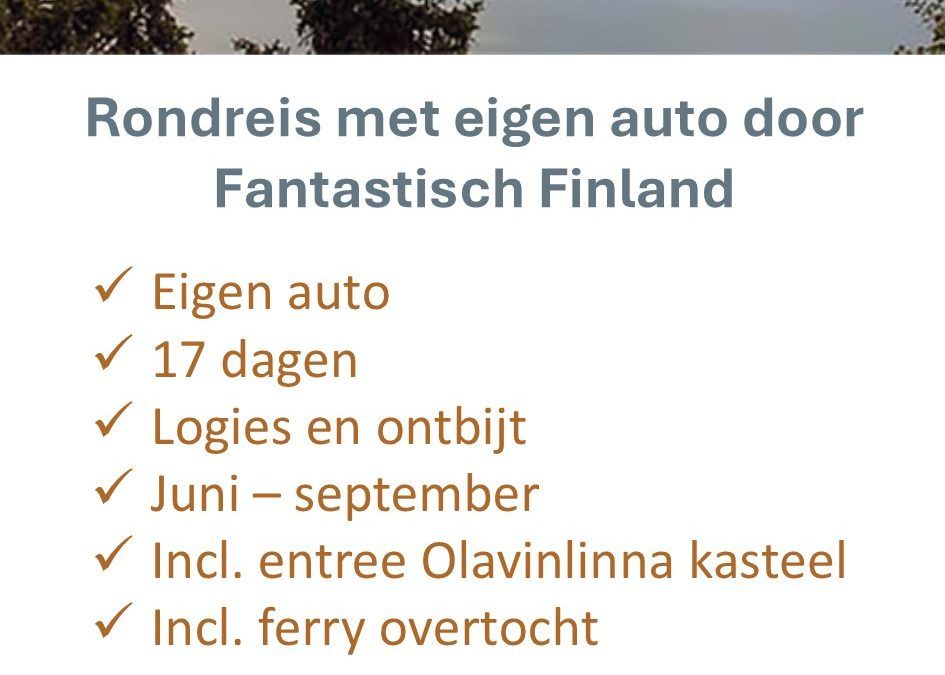 Voigt Travel – Finland – rondreis – Fantastisch Finland