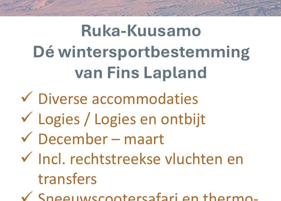 Voigt Travel – Finland – sneeuwvakantie – Ruka-Kuusamo – wintersport
