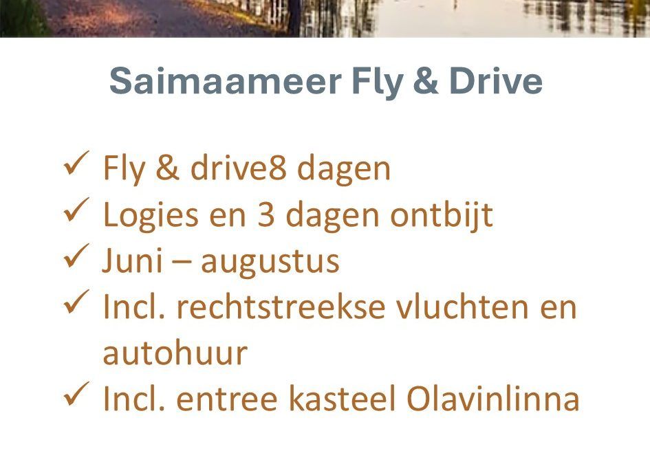 Voigt Travel – Finland – rondreis – Saimaameer